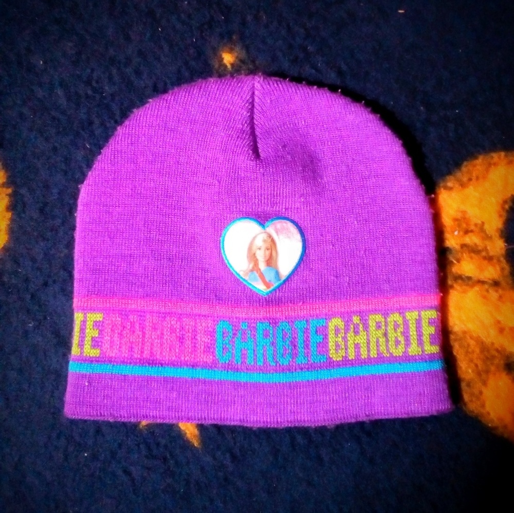 Adorable & Bright Barbie Knit Hat, Comfy for Winter!